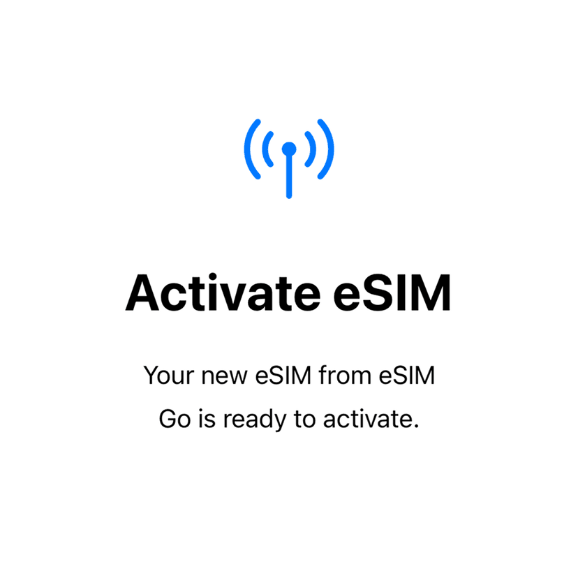Install eSIM and Connect Connect