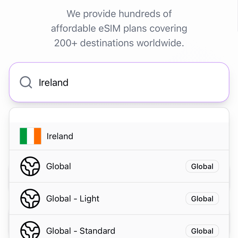 Select Your Data Plan Find
