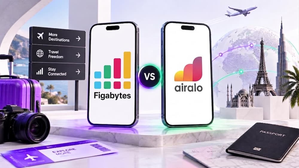 Figabytes vs Airalo: Which eSIM is better? Figabytes vs Airalo: Which eSIM is better?