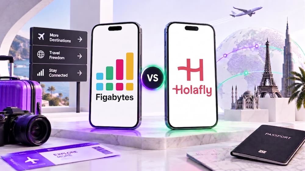 Figabytes vs Holafly: Which eSIM is better? Figabytes vs Holafly: Which eSIM is better?
